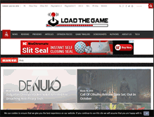Tablet Screenshot of loadthegame.com
